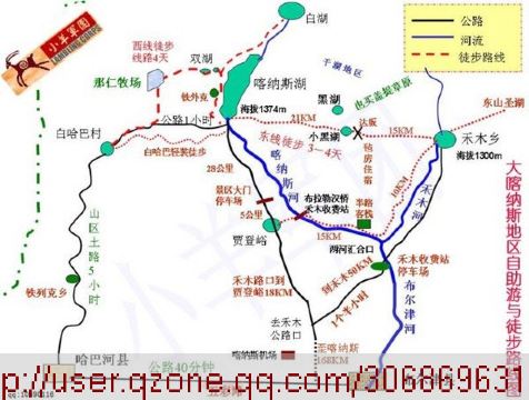 喀纳斯位于中国的最西北端,打开中国地图,公鸡屁股上最尖尖的部位就是