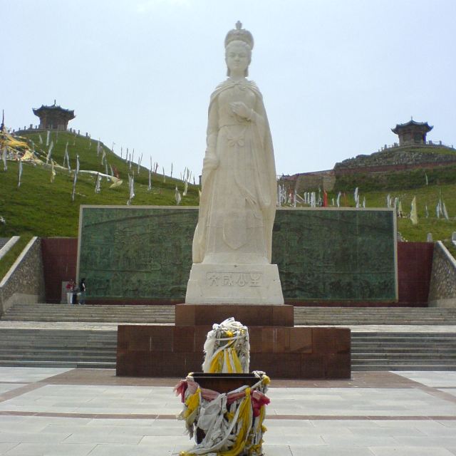 文成公主像.