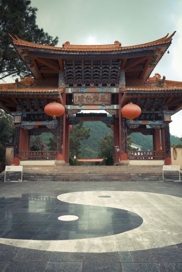 巍宝山太子殿天官赐福,巍宝山殿简介,天福千灯观图片_大山谷图库