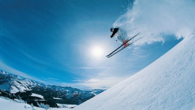 青岛崂山北宅高山滑雪场