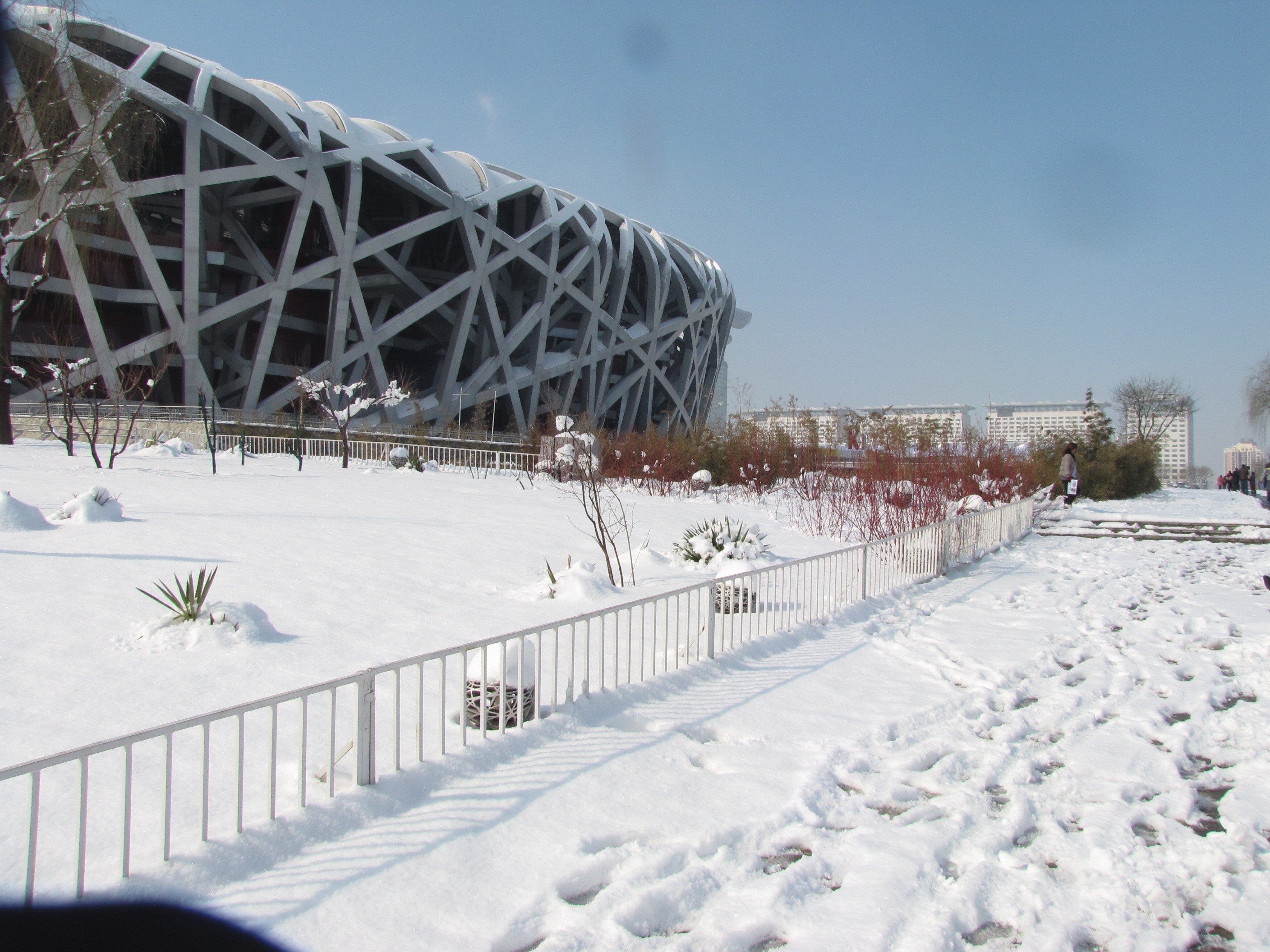 今年冬天北京无雪,奉献我保存的前二年四次雪景照片