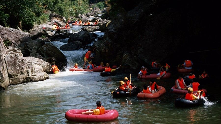 寿山溪漂流,寿山风景区,雷鸣山漂流_大山谷图库