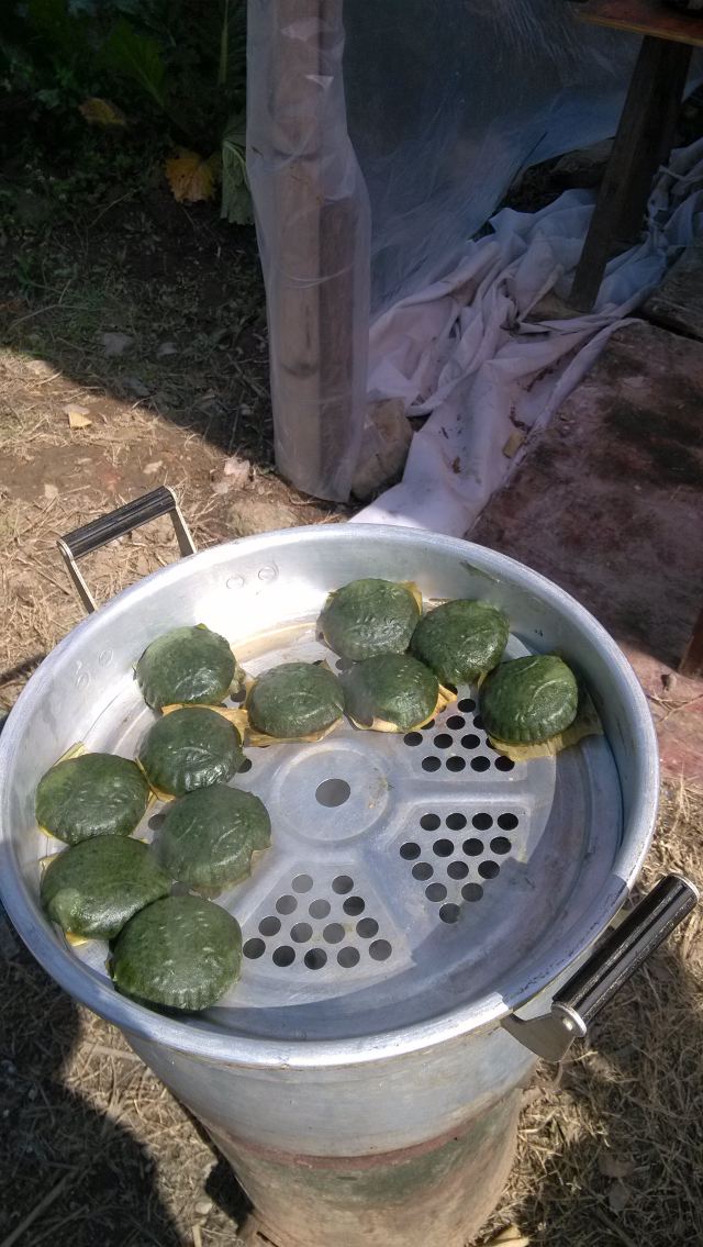 下山,来些青稞果补充下体力,有甜咸两种,2元一个,粘粘的,懦懦的