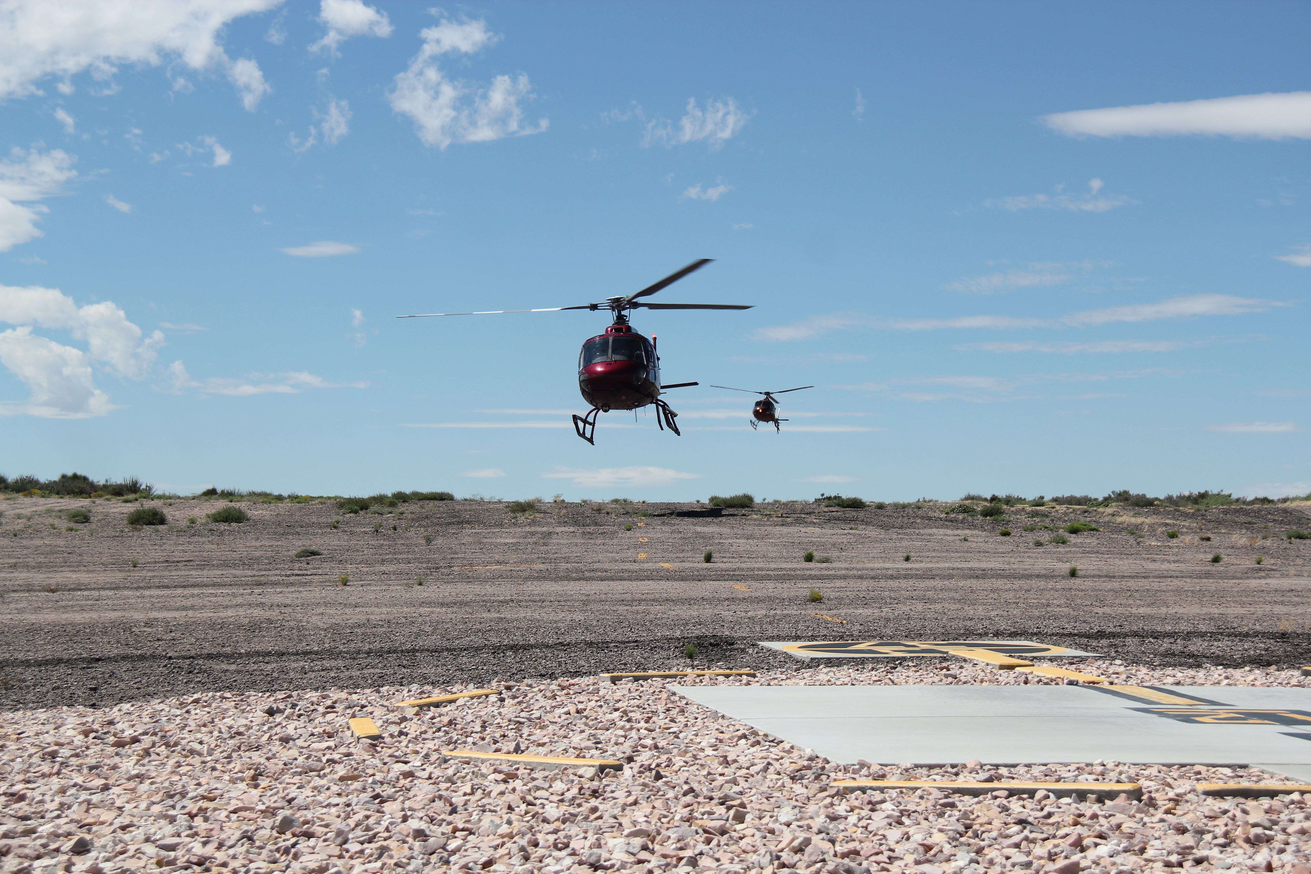 直升机停机坪 科罗拉多大峡谷