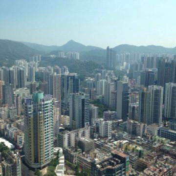 俯瞰荃湾,居高临下的感觉不错