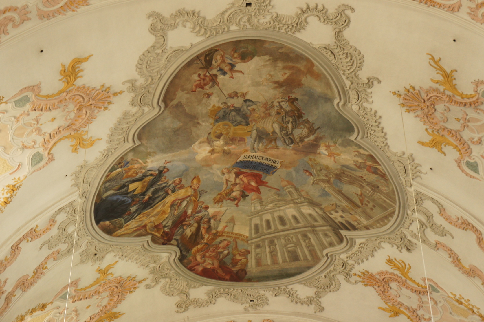 精美的教堂壁画 卢塞恩