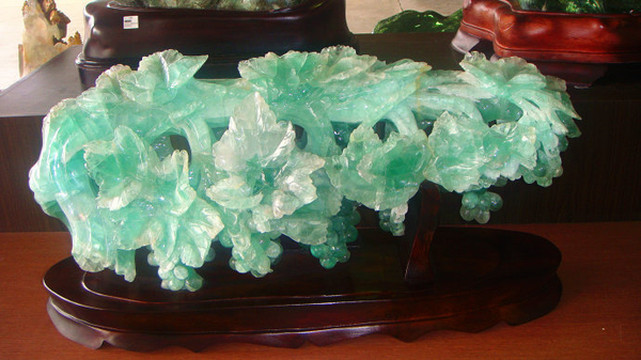 台湾花莲玉翡翠奇世珍品